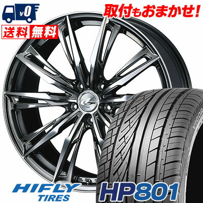 235/60R18 107V XL HIFLY HP801 WEDS LEONIS GX サマータイヤホイール4本セット 【取付対象】