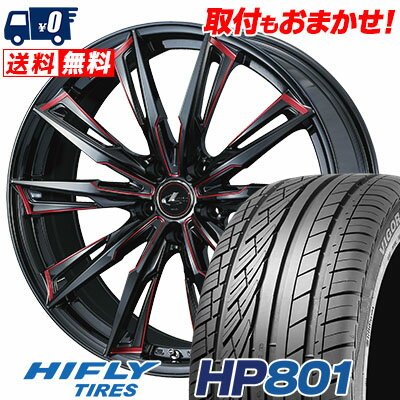 235/60R18 107V XL HIFLY HP801 WEDS LEONIS GX サマータイヤホイール4本セット 【取付対象】