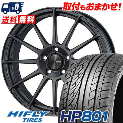 235/60R18 107V XL HIFLY HP801 ENKEI PF03 サマータイヤホイール4本セット 【取付対象】