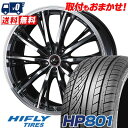225/55R18 98V HIFLY HP801 WEDS LEONIS RT サマータイヤホイール4本セット 【取付対象】