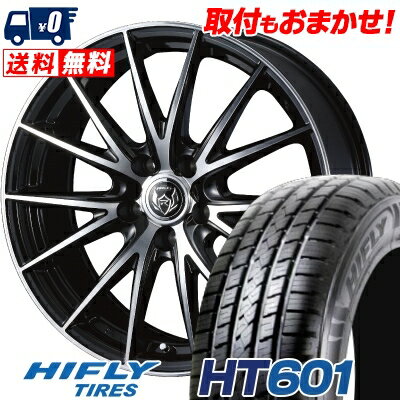 215/70R16 100H HIFLY HT601 WEDS RIZLEY VS サマータイヤホイール4本セット 【取付対象】