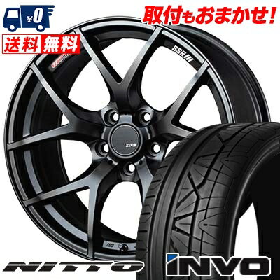225/40R19 93Y NITTO INVO SSR GTV03 サマータイヤホイール4本セット 【取付対象】