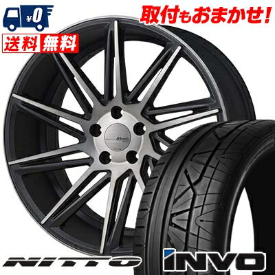 225/30R20 85W NITTO INVO MONZA Warwic REVOX サマータイヤホイール4本セット 【取付対象】