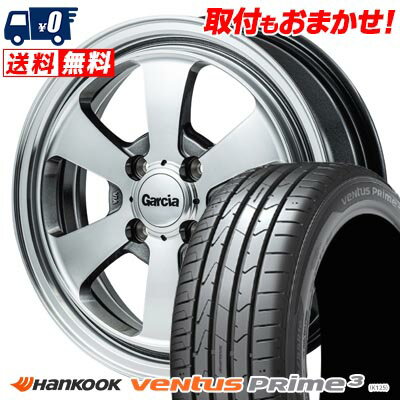 165/55R14 72V HANKOOK ventus Prime3 Garcia Dallas6 サマータイヤホイール4本セット 【取付対象】