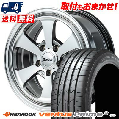 205/55R16 91W HANKOOK Ventus Prime3 K125 Garcia Dallas6 サマータイヤホイール4本セット 【取付対象】