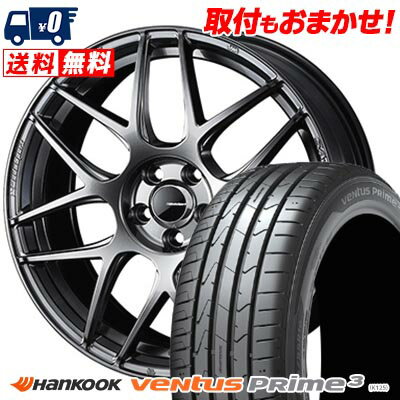 215/45R17 91W XL HANKOOK ハンコック ventus Prime3 WedsSport SA-27R ウェッズスポーツ SA-27R サマータイヤホイール4本セット 【取付対象】