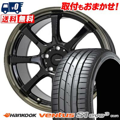 225/40R18 92Y XL HANKOOK Ventus S1 evo3 K127 G・SPEED P-08 サマータイヤホイール4本セット 【取付対象】