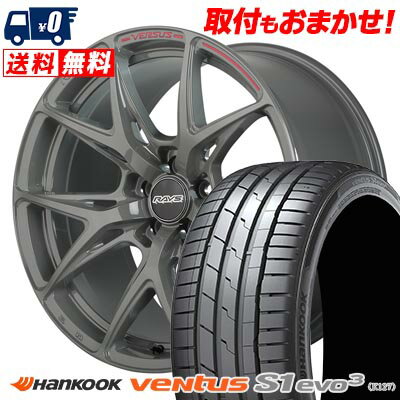 235/40R18 95Y XL HANKOOK Ventus S1 evo3 K127 RAYS VERSUS CRAFT COLLECTION VV21S サマータイヤホイール4本セット 【取付対象】