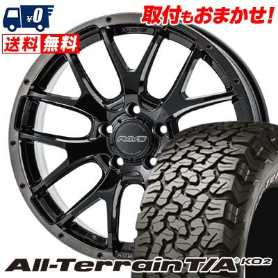 215/70R16 100/97R RWL BFGoodrich All-Terrain T/A KO2 HOMURA 2×7FA BLACK CLEAR EDITION サマータイヤホイール4本セット 【取付対象】