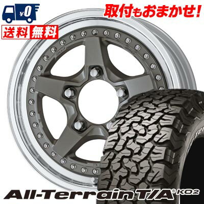 215/70R16 100/97R RWL BFGoodrich All-Terrain T/A KO2 WORK CRAG GALVATRE2 サマータイヤホイール4本セット 【取付対象】