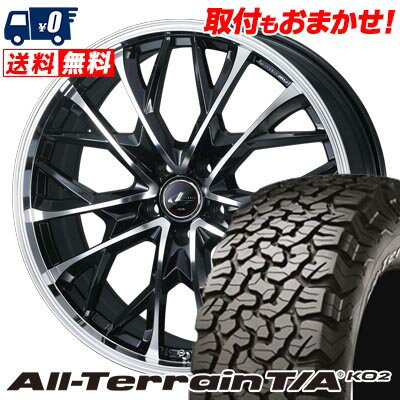 215/70R16 100/97R RWL BFGoodrich All-Terrain T/A KO2 LEONIS MV サマータイヤホイール4本セット 【取付対象】