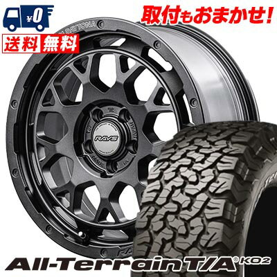 215/70R16 100/97R RWL BFGoodrich All-Terrain T/A KO2 TEAM DAYTONA M9+ SPEC M サマータイヤホイール4本セット 【取付対象】