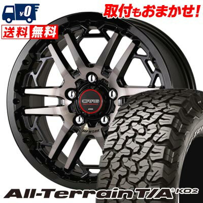 215/70R16 100/97R RWL BFGoodrich All-Terrain T/A KO2 WORK CRAG T-GRABIC3 サマータイヤホイール4本セット 【取付対象】