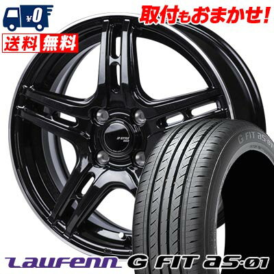 175/65R14 82H HANKOOK LAUFENN G FIT AS-01 LH42-G JP STYLE R52 サマータイヤホイール4本セット 【取付対象】