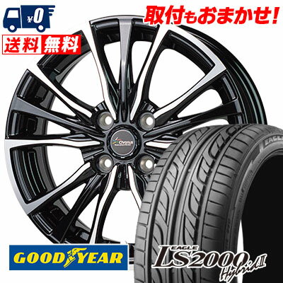 195/40R17 81W XL Goodyear LS2000 Hybrid2 Chronus CH-110 サマータイヤホイール4本セット 【取付対象】