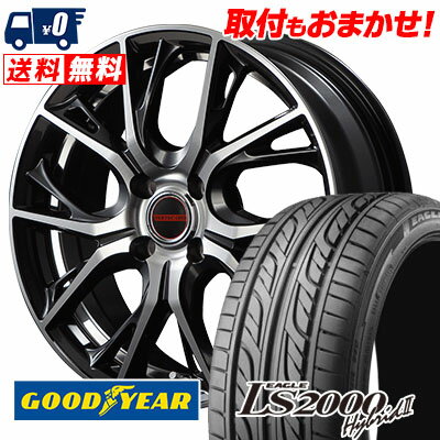 195/40R17 81W XL Goodyear LS2000 Hybrid2 VERTEC ONE GLAIVE サマータイヤホイール4本セット 【取付対象】