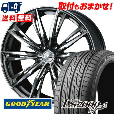 255/35R20 93W Goodyear LS2000 Hybrid2 WEDS LEONIS GX サマータイヤホイール4本セット 【取付対象】