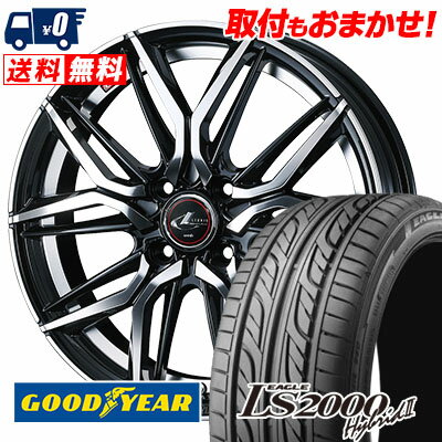195/40R17 81W XL Goodyear LS2000 Hybrid2 LEONIS LM サマータイヤホイール4本セット 【取付対象】