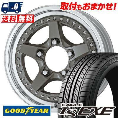 225/60R16 98H Goodyear LS EXE WORK CRAG GALVATRE2 サマータイヤホイール4本セット 【取付対象】