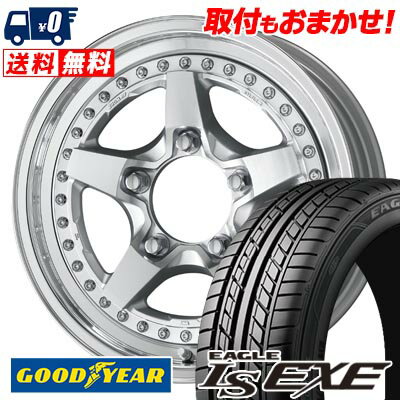 225/60R16 98H Goodyear LS EXE WORK CRAG GALVATRE2 サマータイヤホイール4本セット 【取付対象】