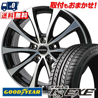 195/60R15 88H Goodyear グッドイヤー LS EXE Laffite LE-07 ラフィット LE-07 サマータイヤホイール4本セット 【取付対象】