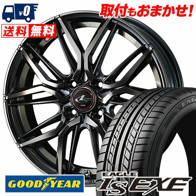 185/55R15 82V Goodyear LS EXE LEONIS LM サマータイヤホイール4本セット 【取付対象】