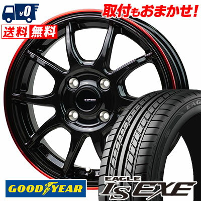 185/55R15 82V Goodyear LS EXE G-SPEED P-06 サマータイヤホイール4本セット 【取付対象】