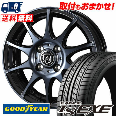 185/55R15 82V Goodyear LS EXE RIZLEY KC サマータイヤホイール4本セット 【取付対象】