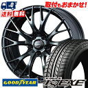 225/60R16 98H Goodyear LS EXE WedsSport SA-20R サマータイヤホイール4本セット 【取付対象】