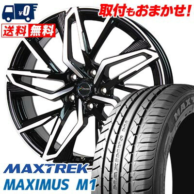 245/40R19 98W XL MAXTREK MAXIMUS M1 Chronus CH-112 サマータイヤホイール4本セット 【取付対象】