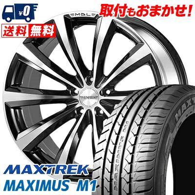 245/40R19 98W XL MAXTREK MAXIMUS M1 VENERDi MADELENA サマータイヤホイール4本セット 【取付対象】