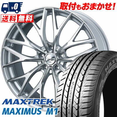 235/35R19 91W XL MAXTREK MAXIMUS M1 weds LEONIS MX サマータイヤホイール4本セット 【取付対象】