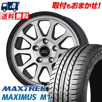 195/60R16 89H MAXTREK MAXIMUS M1 MAD CROSS RANGER サマータイヤホイール4本セット 【取付対象】