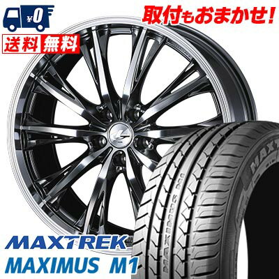 245/40R19 98W XL MAXTREK MAXIMUS M1 WEDS LEONIS RT サマータイヤホイール4本セット 【取付対象】