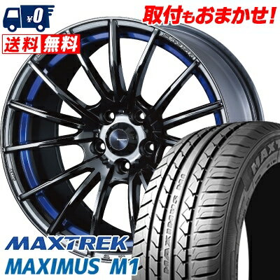 245/40R18 97W XL MAXTREK MAXIMUS M1 WedsSport SA-35R サマータイヤホイール4本セット 【取付対象】