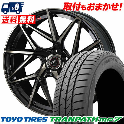 215/70R16 100H TOYO TIRES TRANPATH mp7 LEONIS IT サマータイヤホイール4本セット 【取付対象】