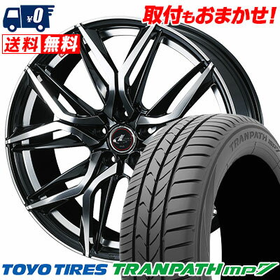 215/50R17 95V TOYO TIRES TRANPATH mp7 LEONIS LM サマータイヤホイール4本セット 【取付対象】