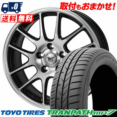 215/70R16 100H TOYO TIRES TRANPATH mp7 JP STYLE MJ02 サマータイヤホイール4本セット 【取付対象】