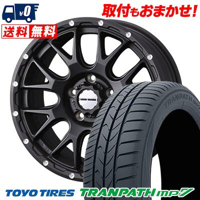 195/60R16 89H TOYO TIRES TRANPATH mp7 MUDVANCE 08 サマータイヤホイール4本セット 【取付対象】