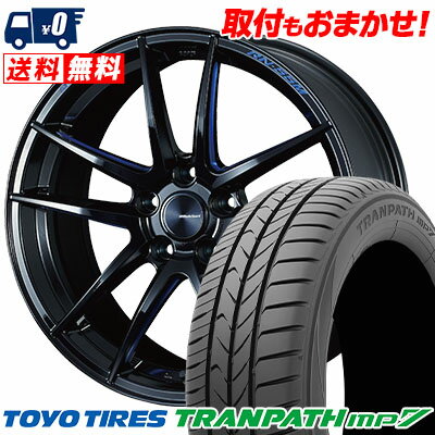 215/45R18 93W TOYO TIRES TRANPATH mp7 WedsSport RN-55M サマータイヤホイール4本セット 【取付対象】