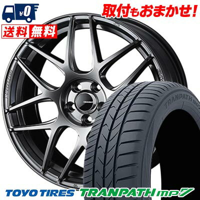215/55R17 94V TOYO TIRES トーヨー タイヤ TRANPATH mp7 WedsSport SA-27R ウェッズスポーツ SA-27R サマータイヤホイール4本セット 【取付対象】