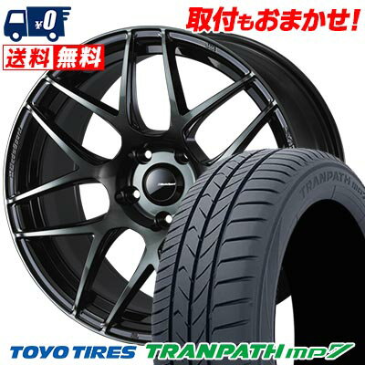215/50R17 95V TOYO TIRES トーヨー タイヤ TRANPATH mp7 WedsSport SA-27R ウェッズスポーツ SA-27R サマータイヤホイール4本セット 【取付対象】