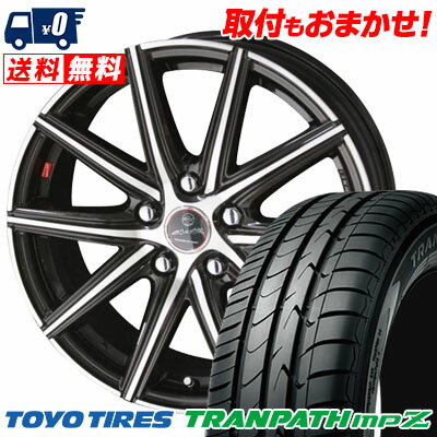 215/70R15 98H TOYO TIRES トーヨー タイヤ TRANPATH mpZ トランパス mpZ SMACK PRIME SERIES VANISH スマック プライムシリーズ ヴァニッシュ サマータイヤホイール4本セット