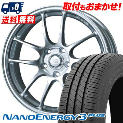 215/40R18 85W TOYO TIRES NANOENERGY3 PLUS ENKEI PerformanceLine PF-01 サマータイヤホイール4本セット 【取付対象】