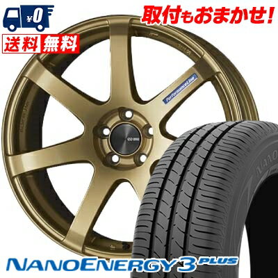 225/35R19 88W XL TOYO TIRES NANOENERGY3 PLUS ENKEI PerformanceLine PF-07 T}[^CzC[4{Zbg ytΏہz