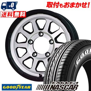 195/80R15 107/105L Goodyear グッドイヤー EAGLE #1 NASCAR MAD CROSS RANGER マッドクロス レンジャー サマータイヤホイール4本セット ジムニー用【取付対象】