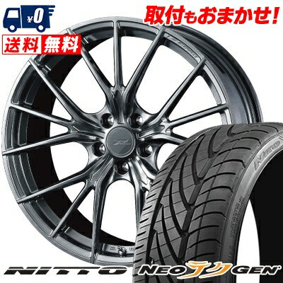 215/40R18 89W NITTO NEO GEN WEDS F ZERO FZ-1 サマータイヤホイール4本セット 【取付対象】