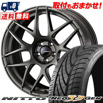 215/40R18 89W NITTO ニットー NEO GEN WedsSport SA-27R ウェッズスポーツ SA-27R サマータイヤホイール4本セット 【取付対象】