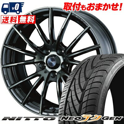 215/40R18 89W NITTO NEO GEN WedsSport SA-35R サマータイヤホイール4本セット 【取付対象】