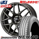 215/45R17 91W XL BRIDGESTONE ブリヂストン NEWNO WedsSport SA-27R ウェッズスポーツ SA-27R サマータイヤホイール4本セット 【取付対象】